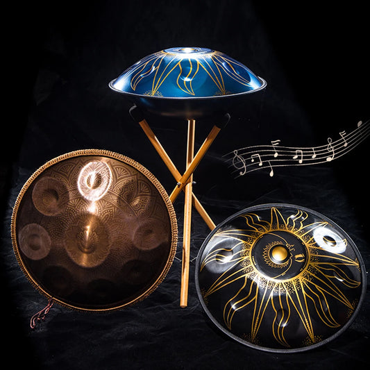 Handpan Painted Sun Tambourine 9/10 Tone