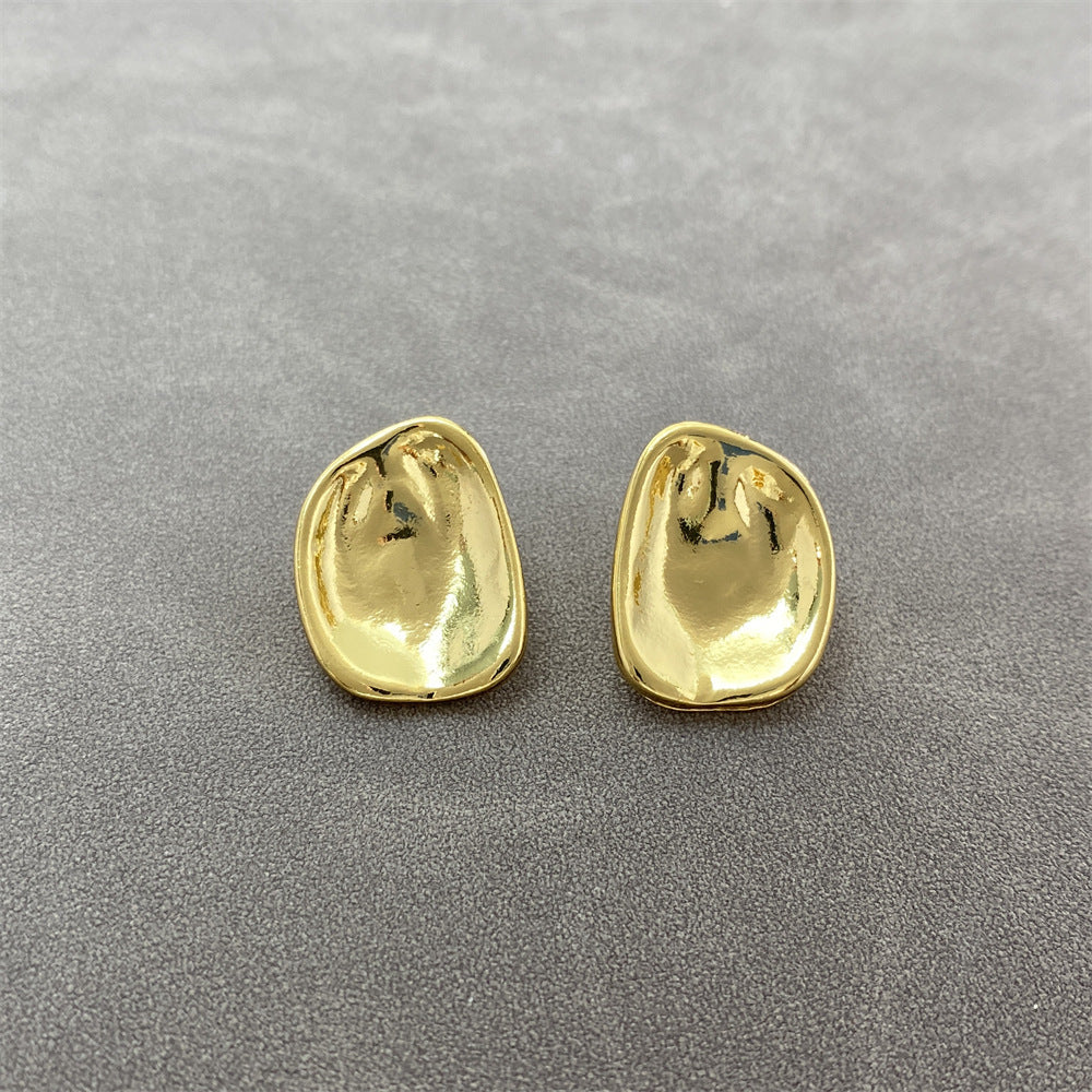 Oval -  Geometric Earrings