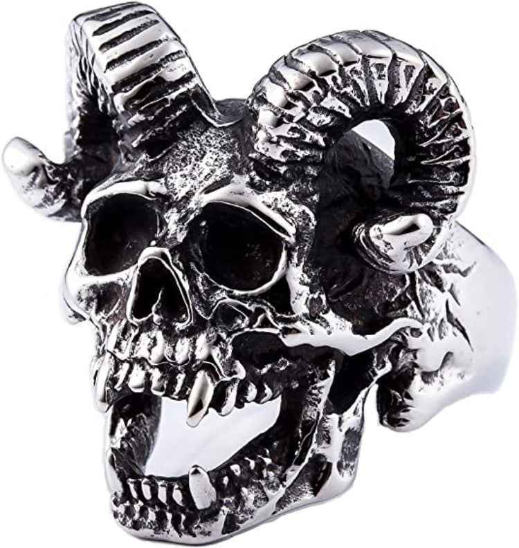Skull Titanium Ring
