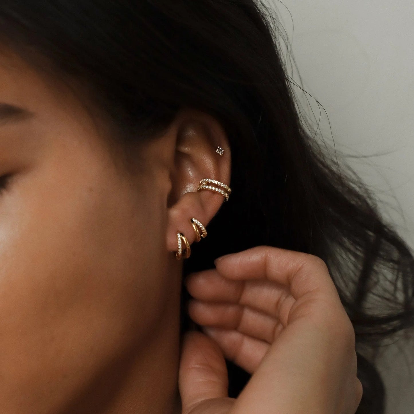 Double-layered Earrings