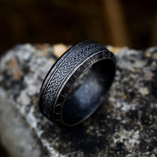Nordic Viking Titanium Ring